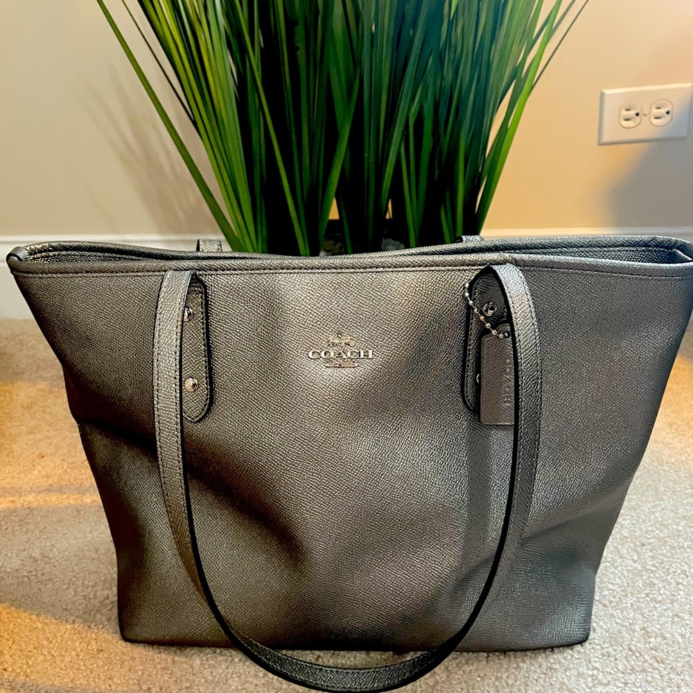 Coach Grey Tote
